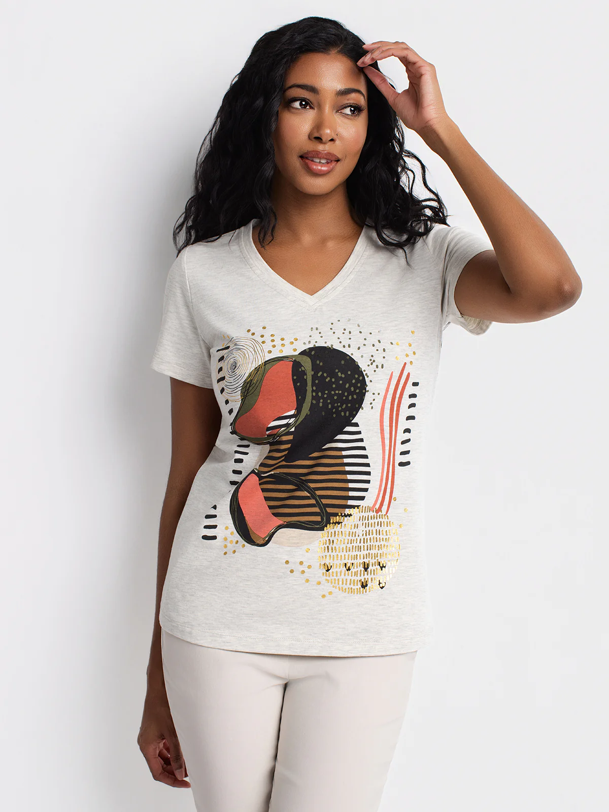 T-shirt semi-ajusté à manches courtes - Image 5