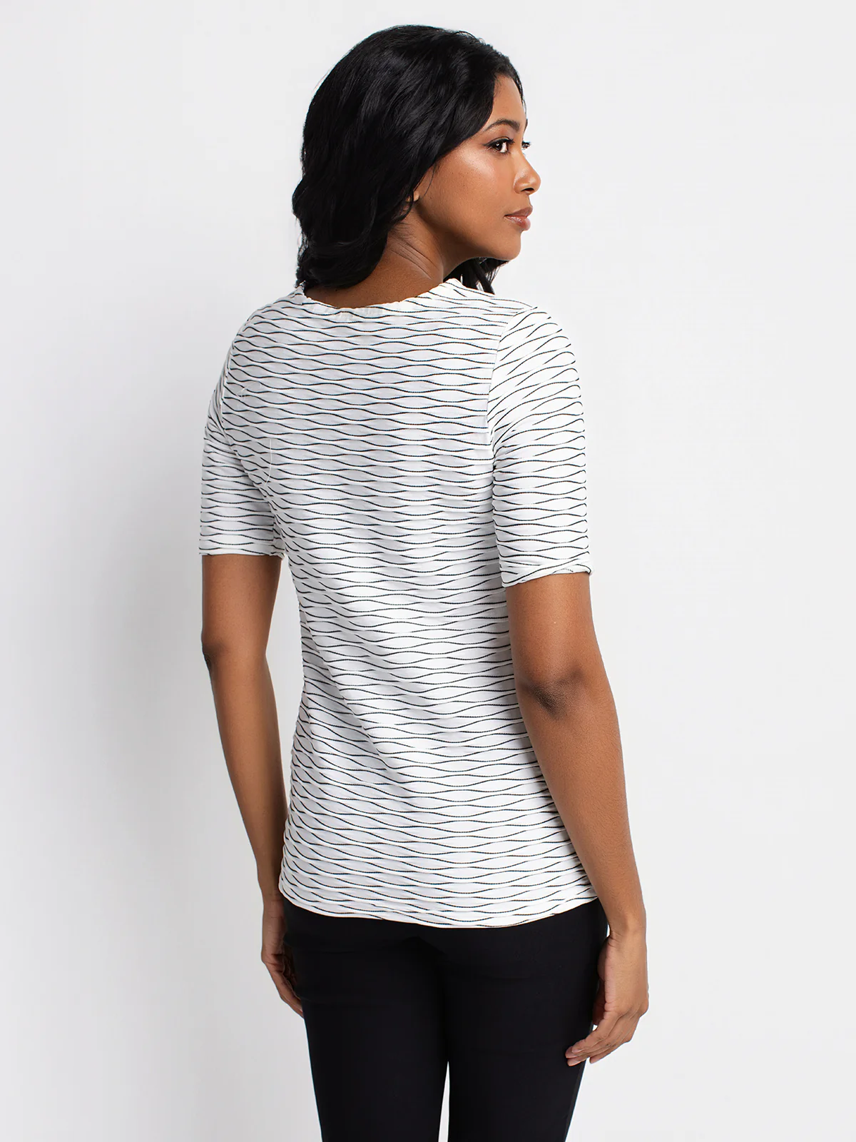 T-shirt semi-ajusté à manches courtes - Image 3
