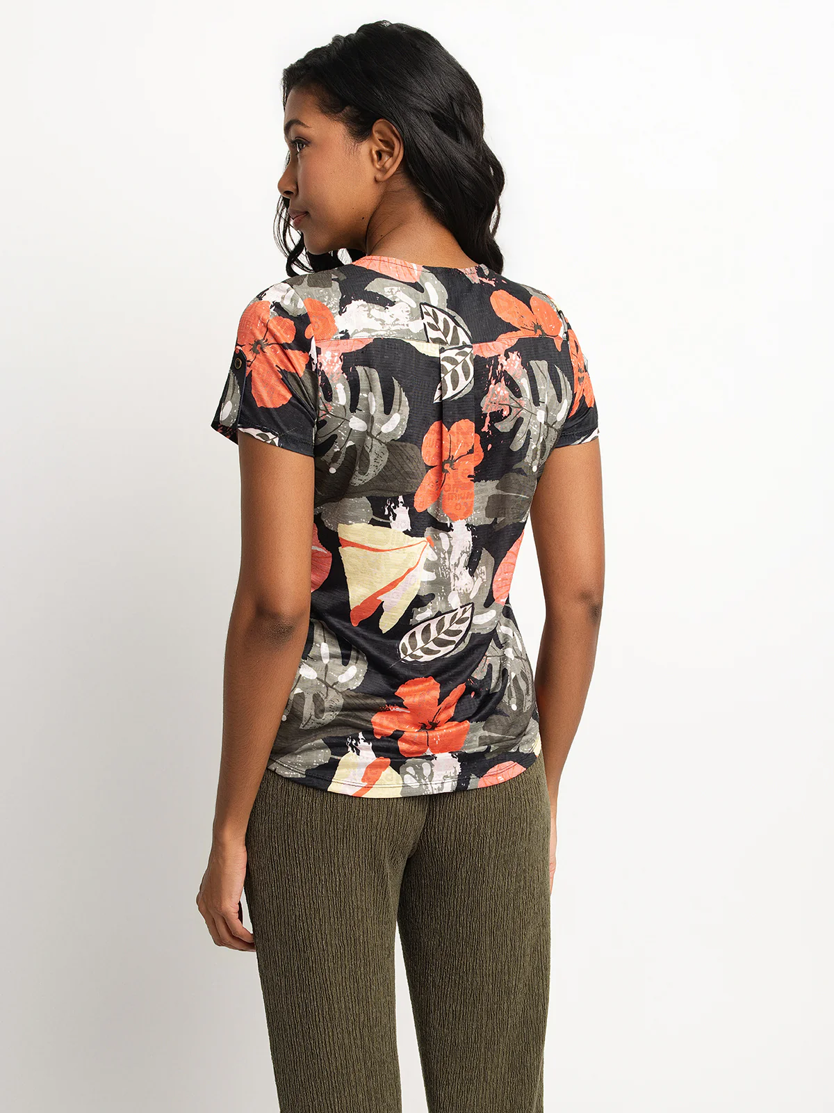 T-shirt semi-ajusté à manches courtes - Image 3