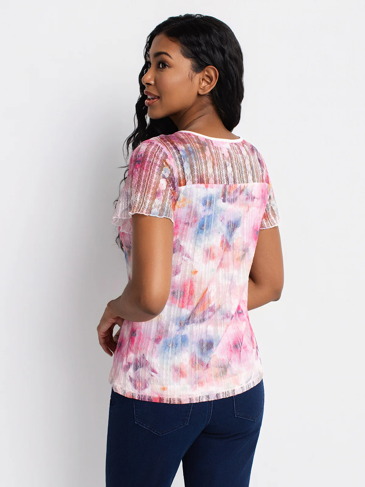 T-shirt semi-ajusté à manches courtes - Image 3