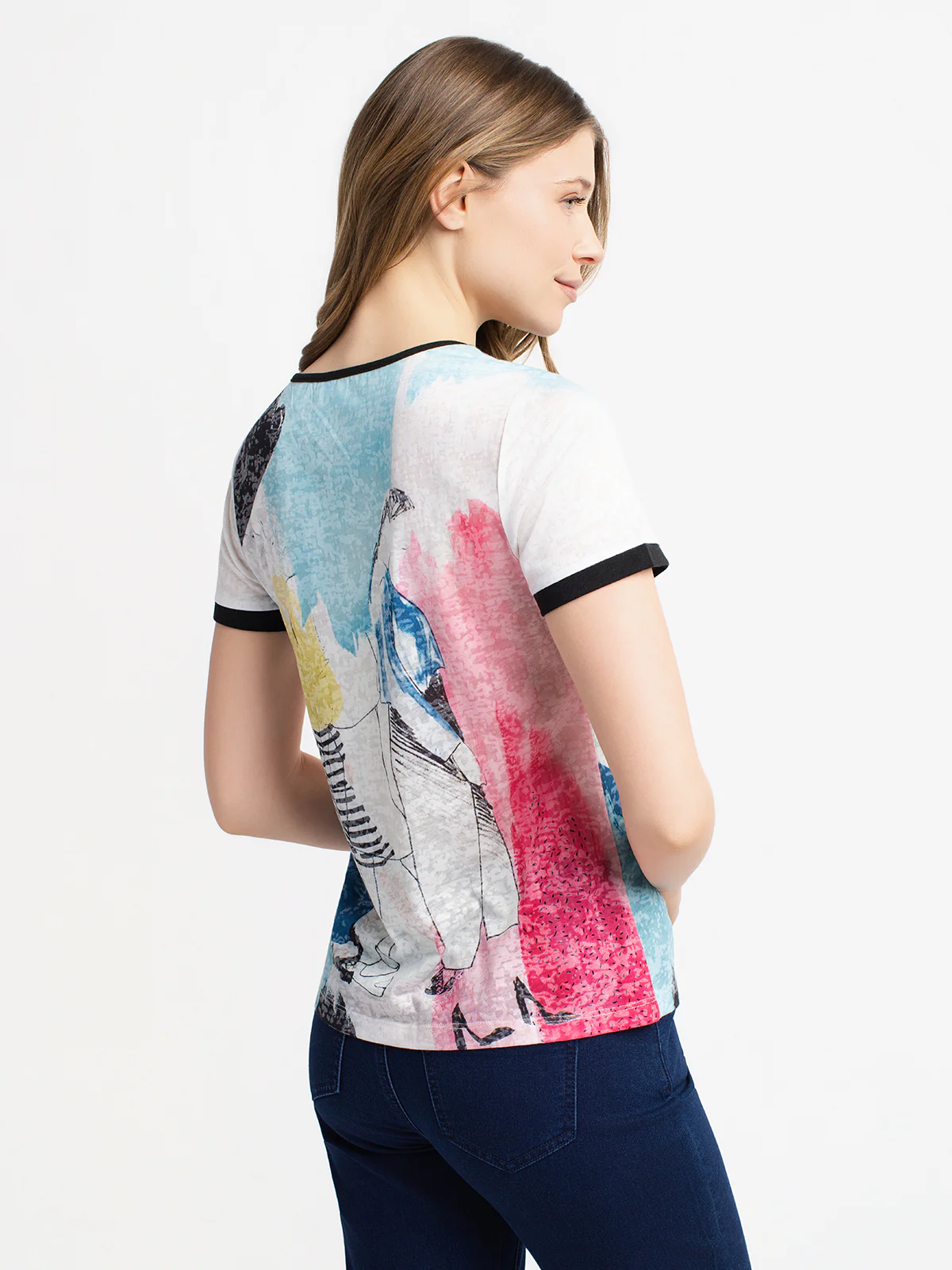 T-shirt semi-ajusté à manches courtes - Image 3