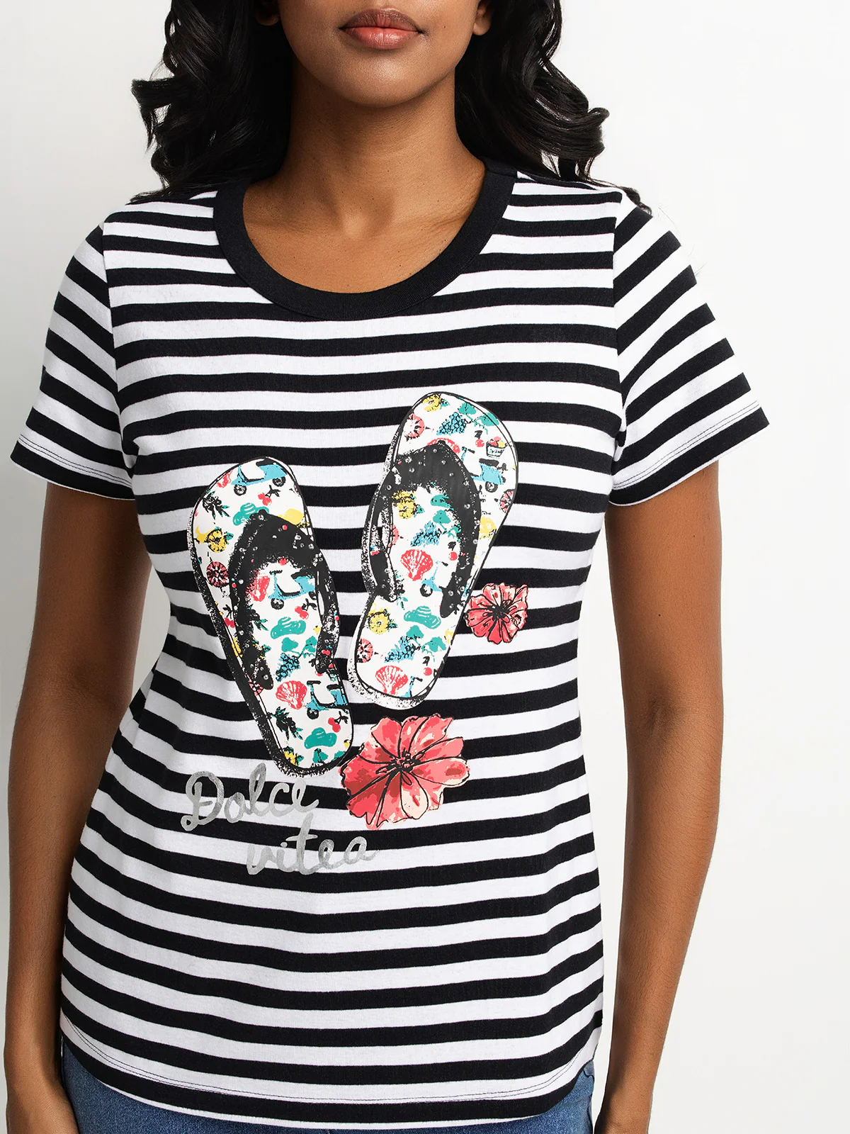 T-shirt semi-ajusté à manches courtes - Image 3