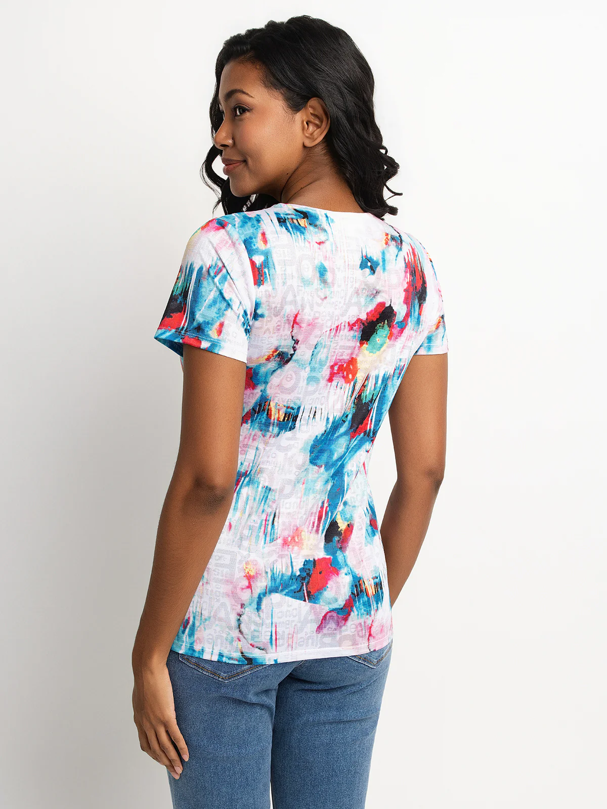 T-shirt semi-ajusté à manches courtes - Image 2