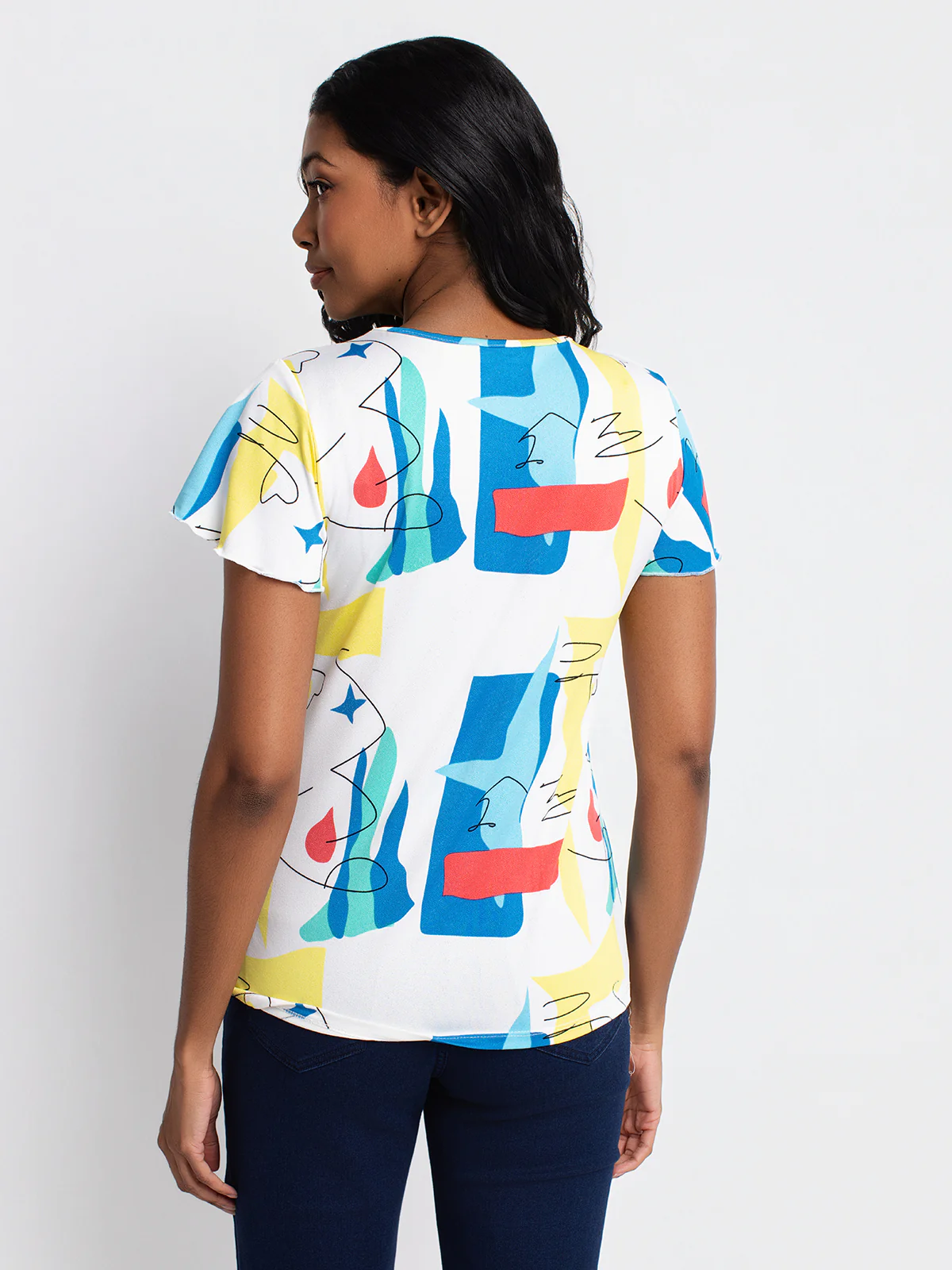 T-shirt semi-ajusté à manches courtes - Image 3