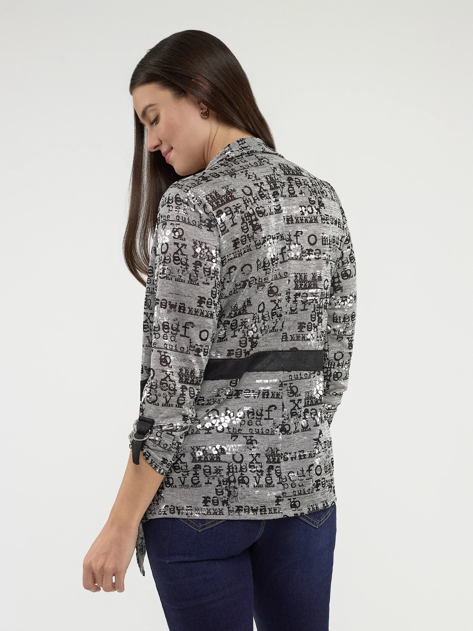 T-shirt semi-ajusté à manches longues - Image 3