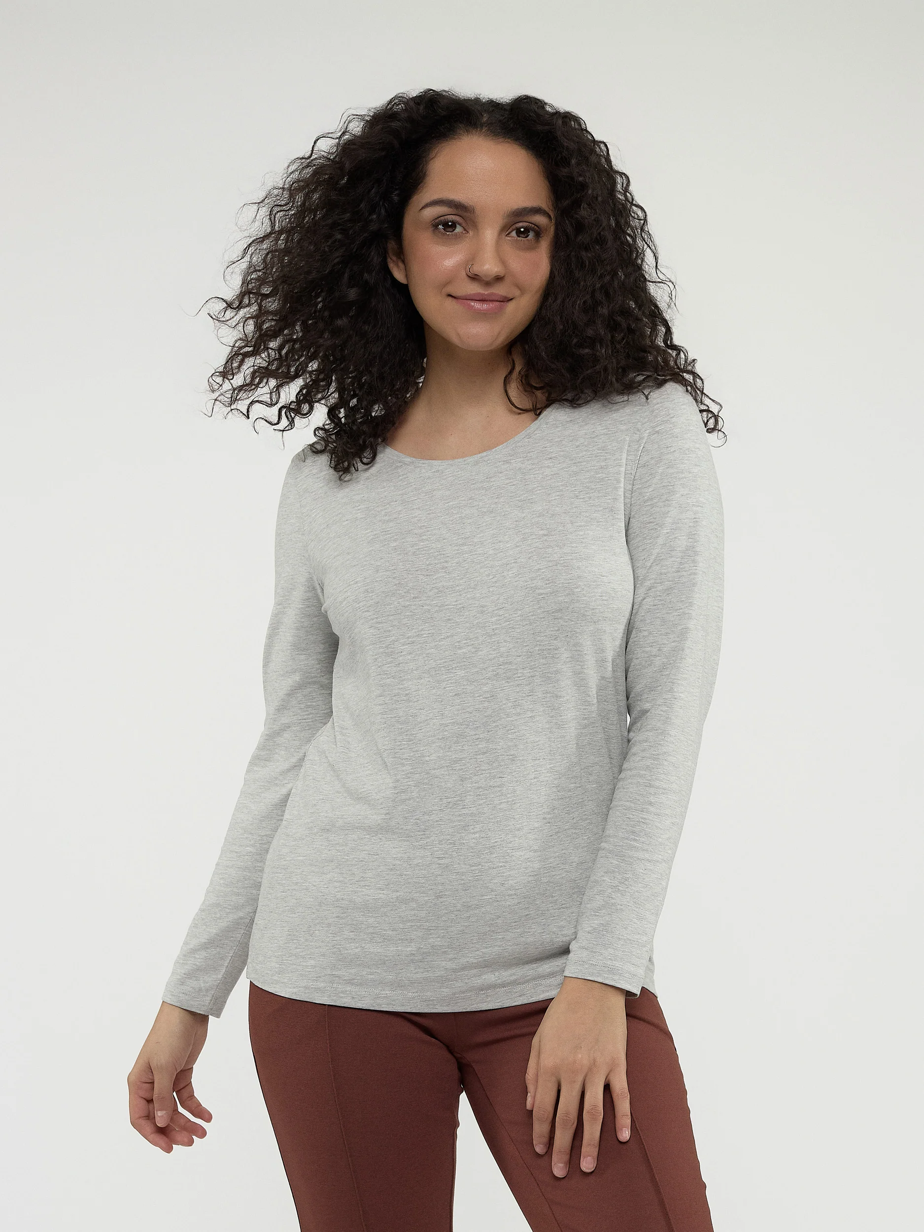 T-shirt semi-ajusté à manches longues - Image 5