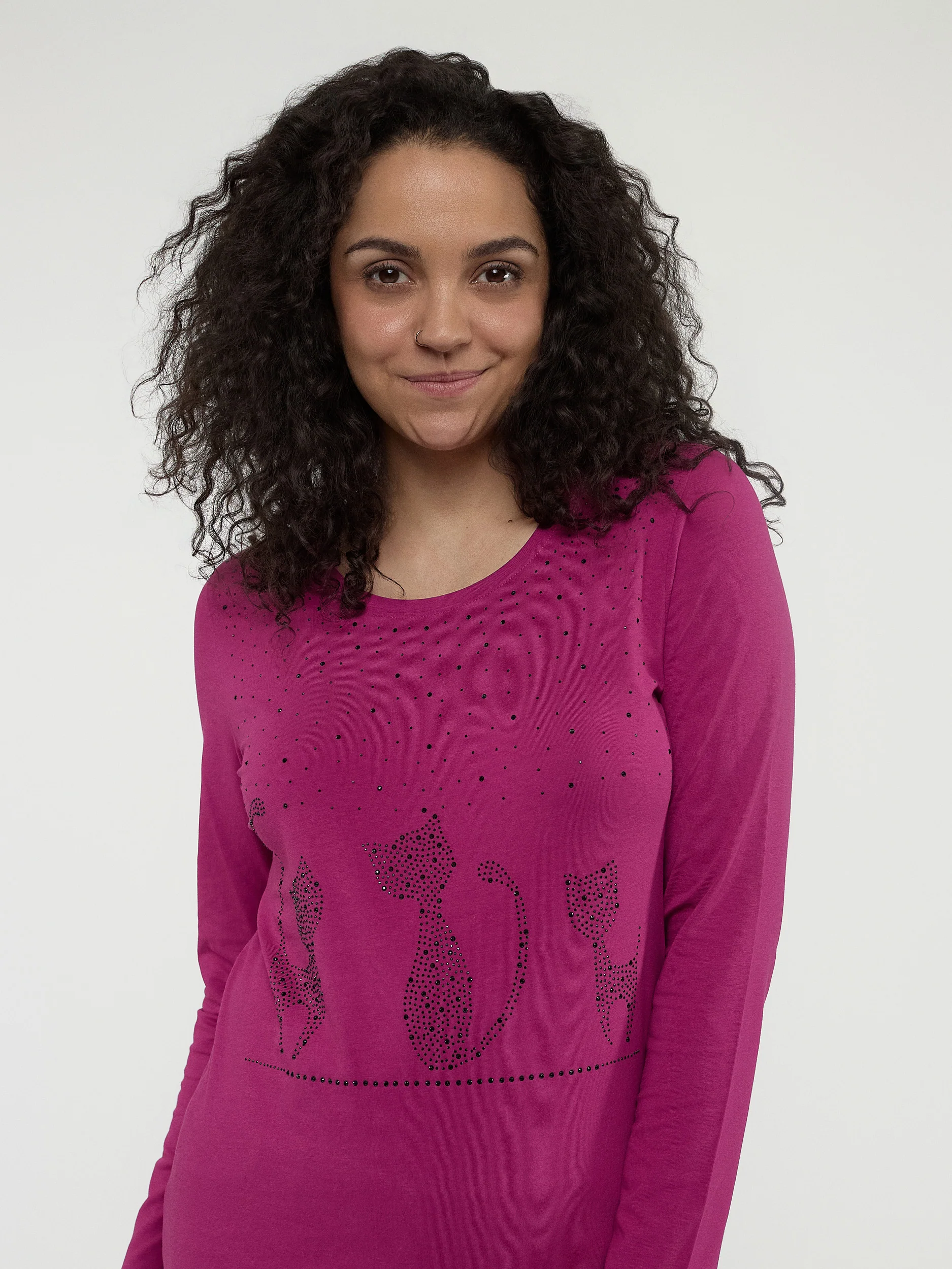 T-shirt semi-ajusté à manches longues - Image 10