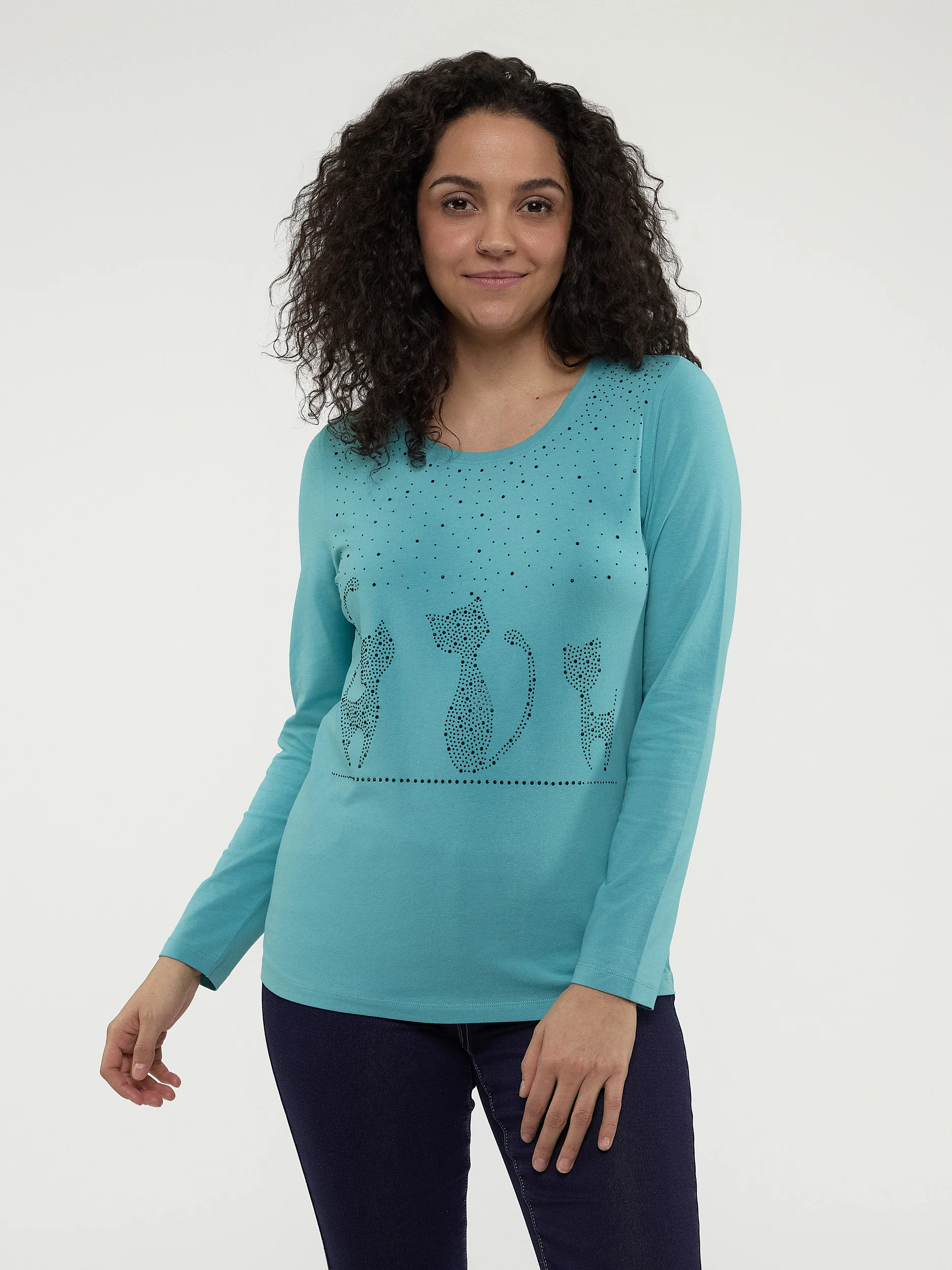 T-shirt semi-ajusté à manches longues - Image 13