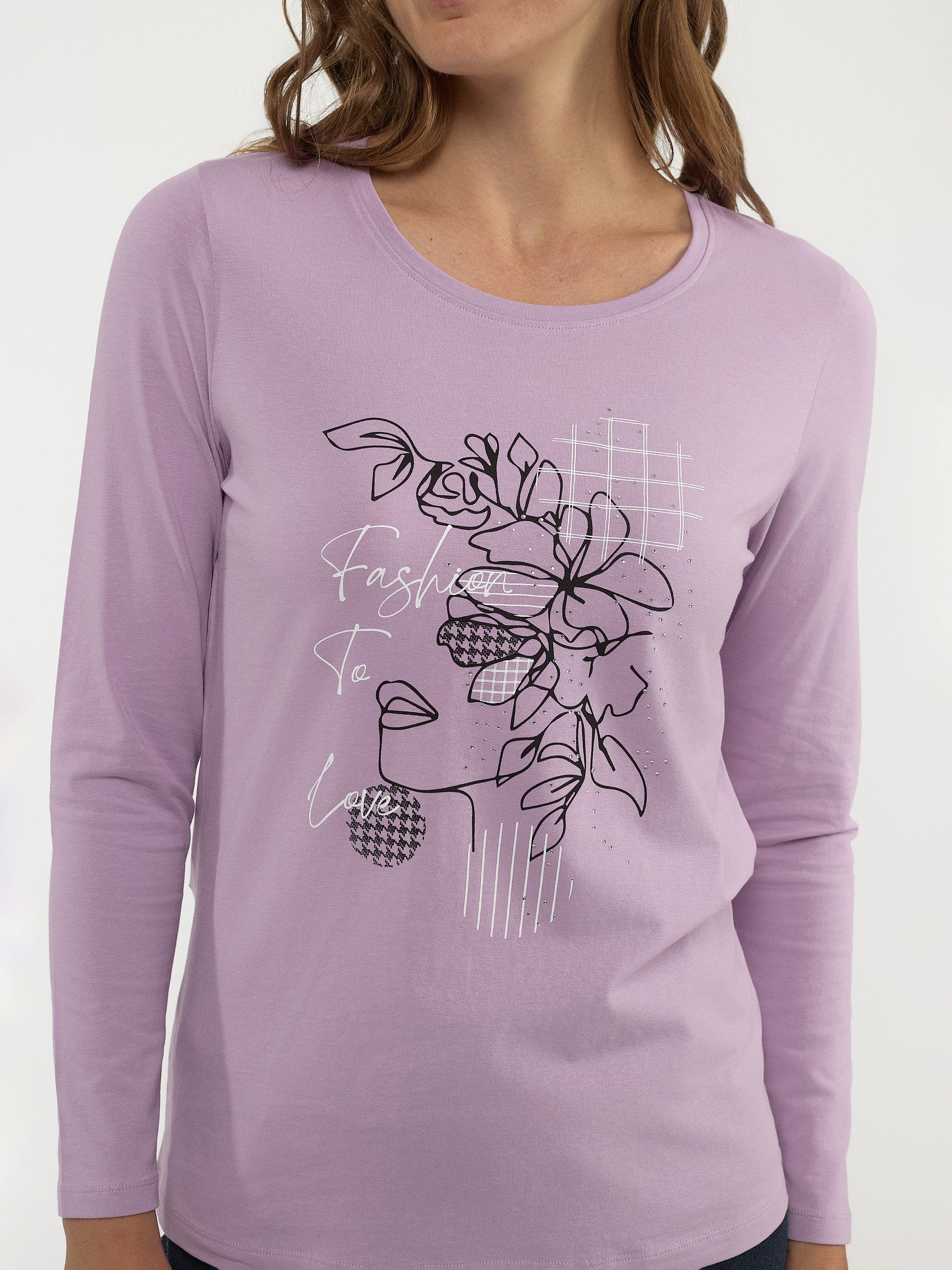 T-shirt semi-ajusté à manches longues - Image 14