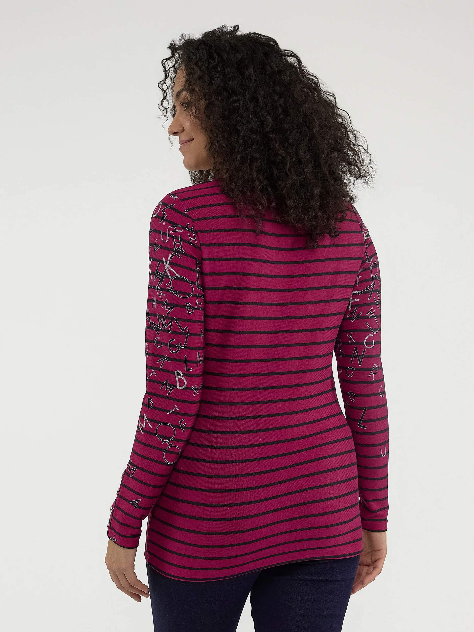 T-shirt semi-ajusté à manches longues - Image 7