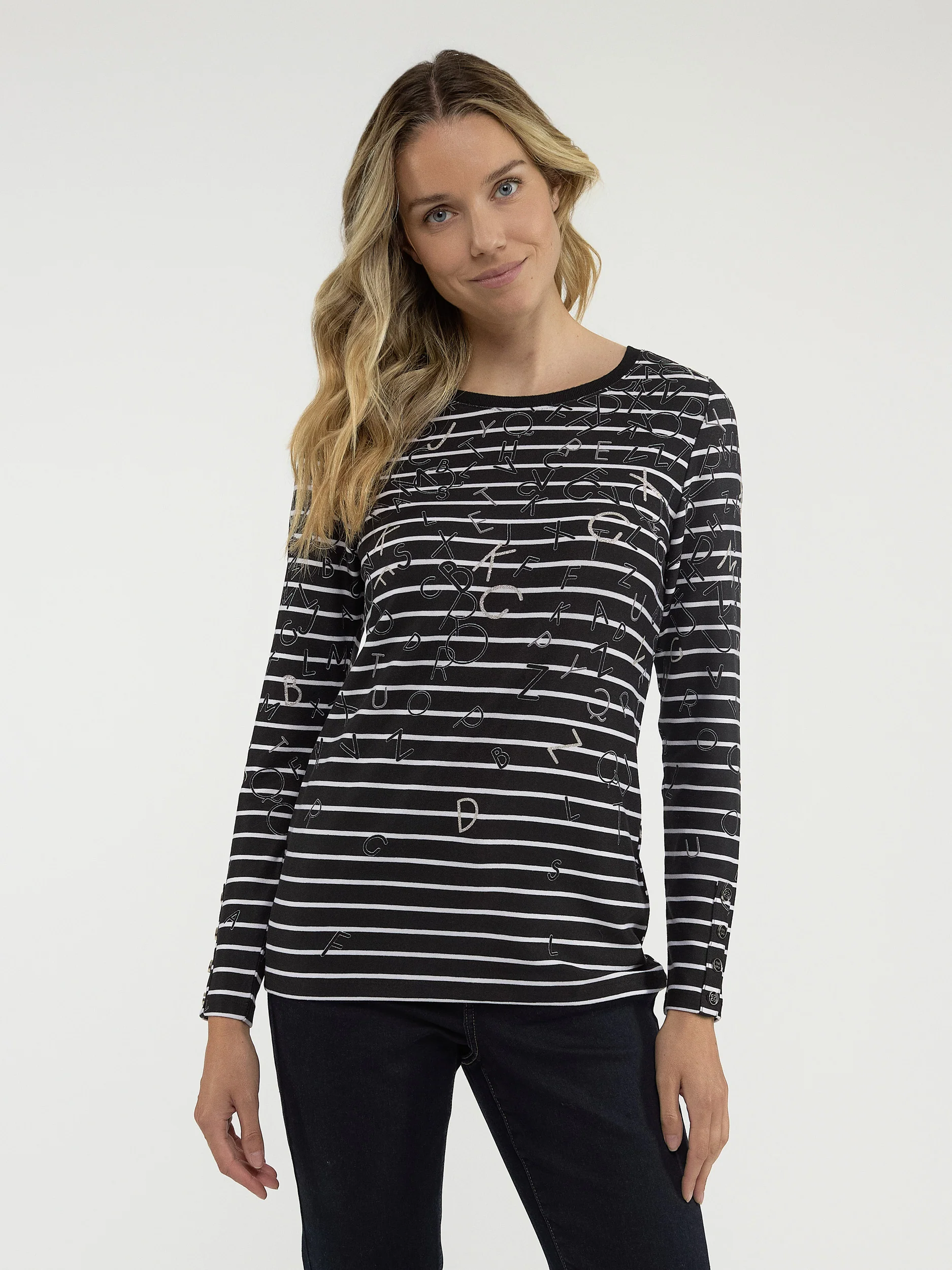 T-shirt semi-ajusté à manches longues - Image 9