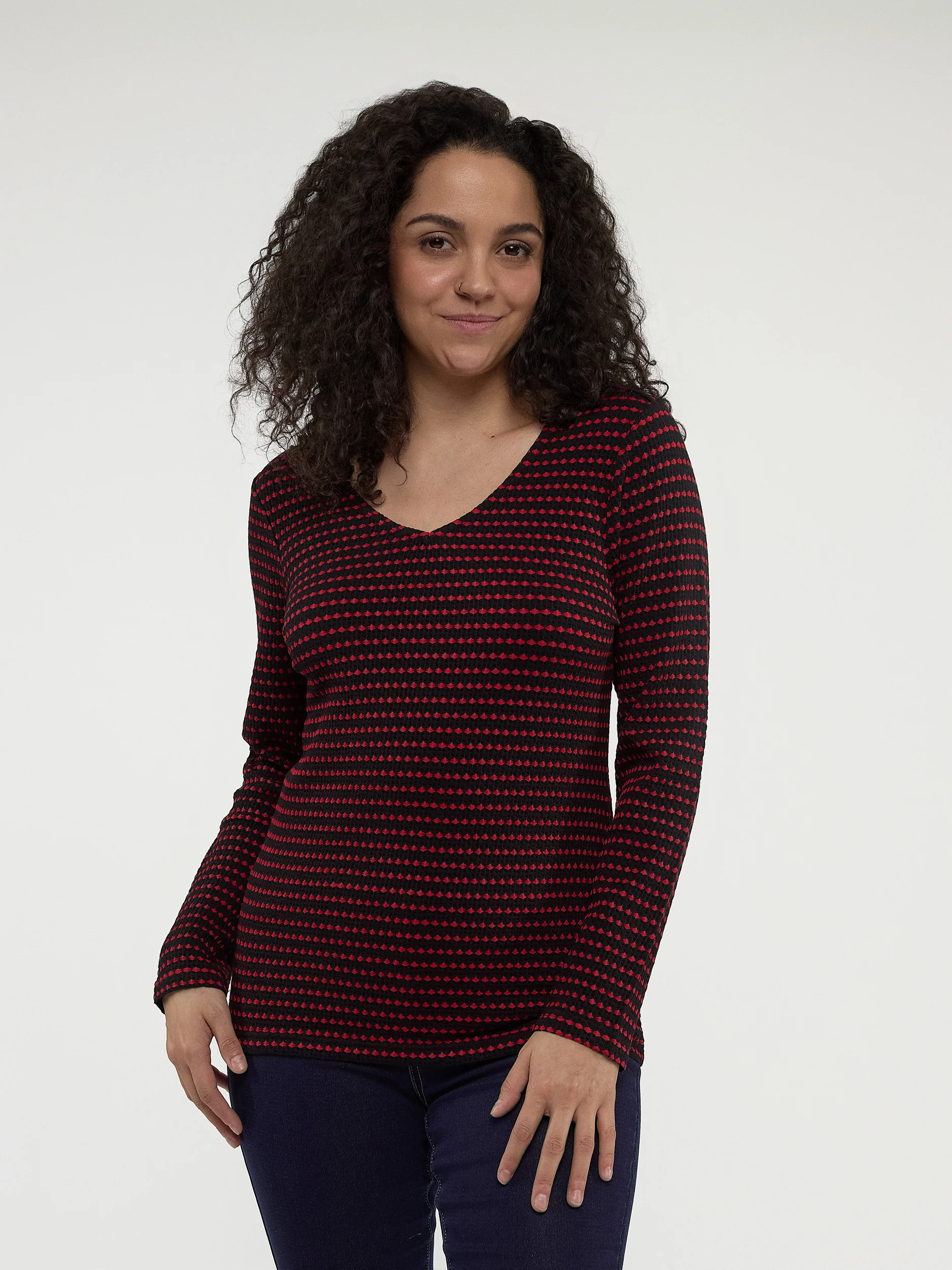 T-shirt semi-ajusté à manches longues - Image 5