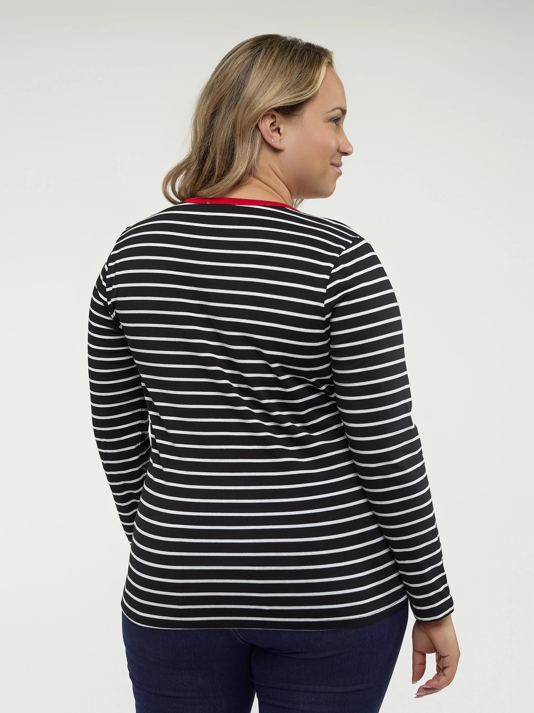 T-shirt semi-ajusté à manches longues - Image 11