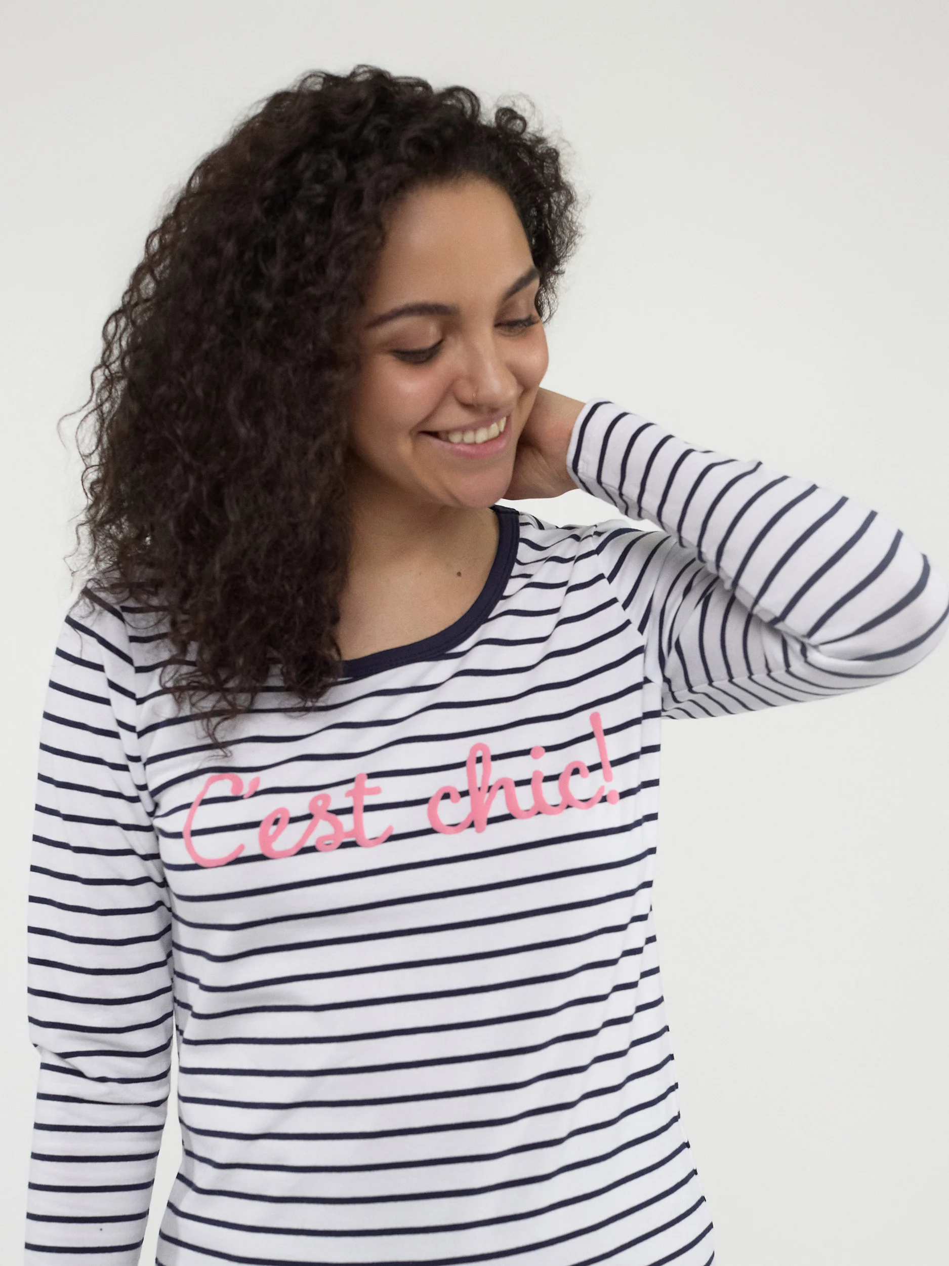 T-shirt semi-ajusté à manches longues - Image 6