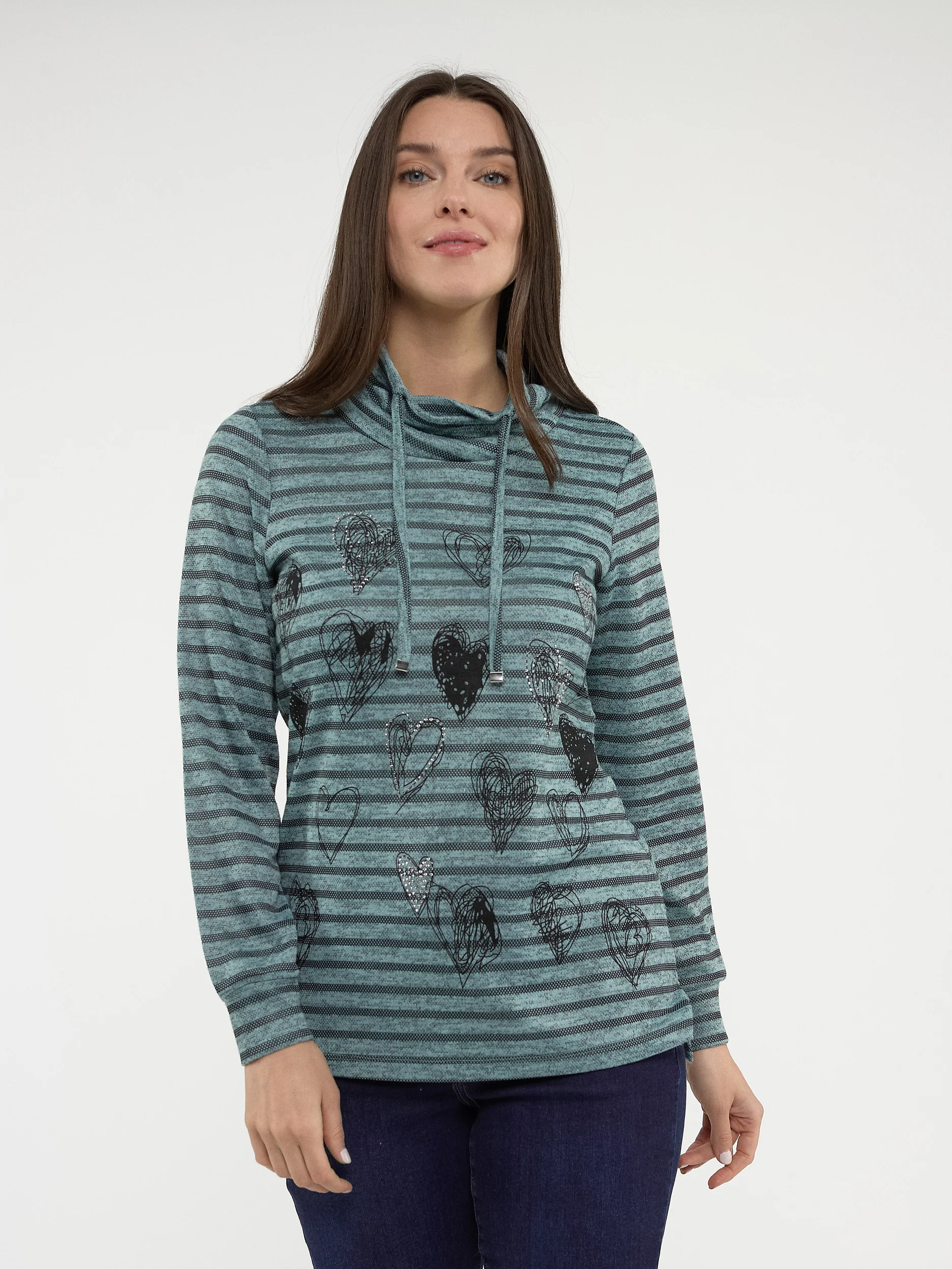 T-shirt semi-ajusté à manches longues