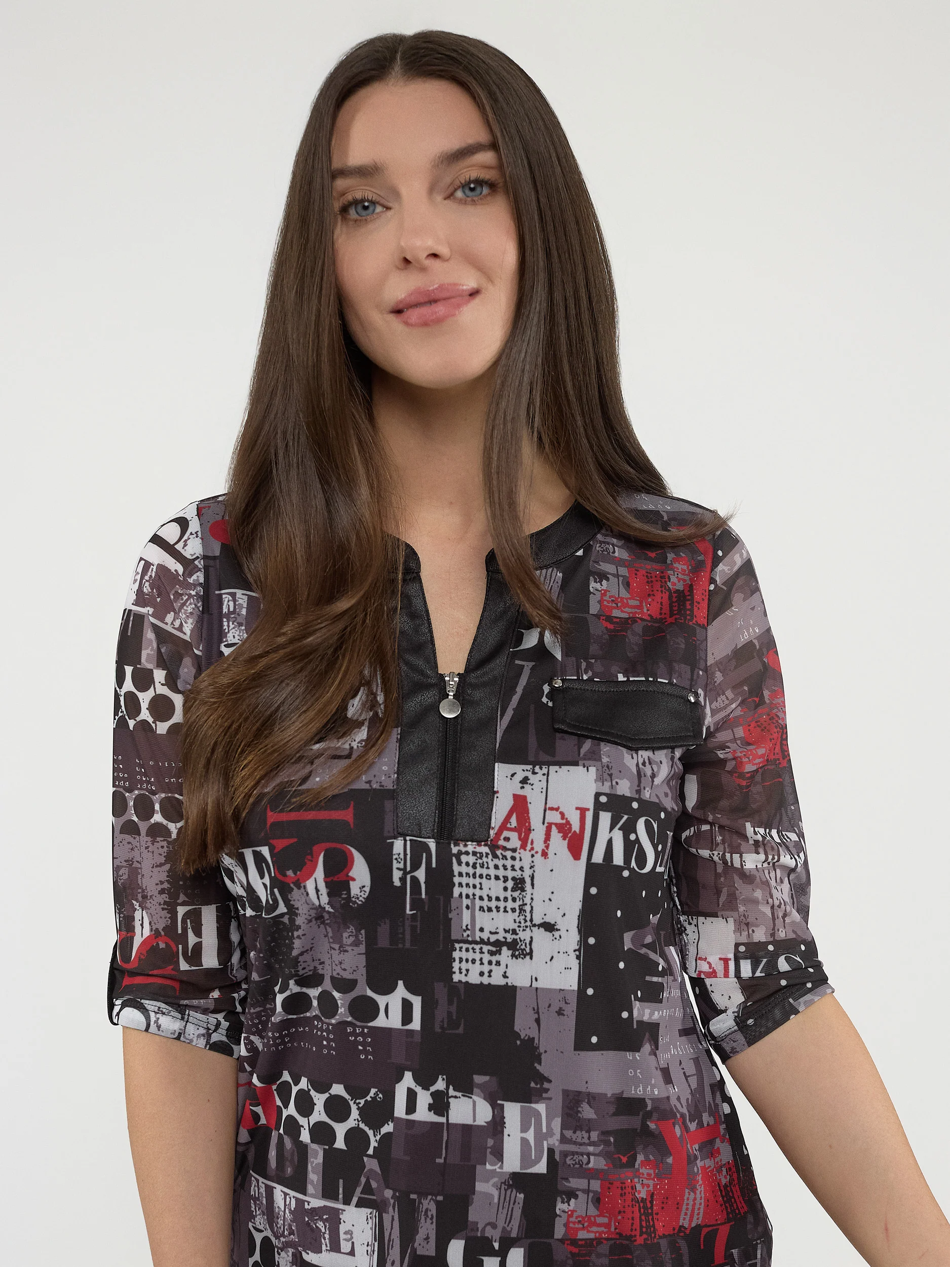 T-shirt semi-ajusté à manches longues - Image 2
