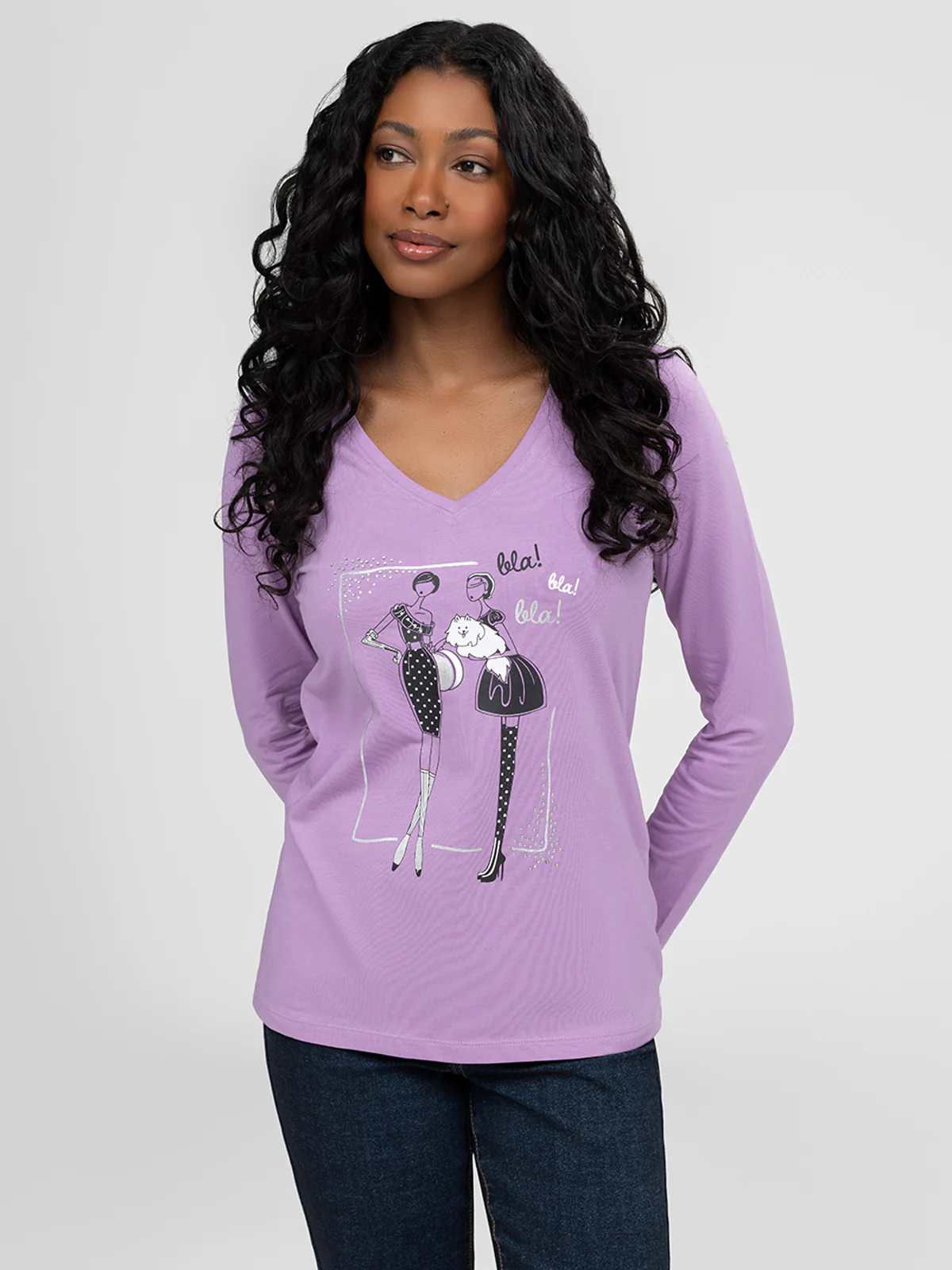 T-shirt semi-ajusté à manches longues - Image 16