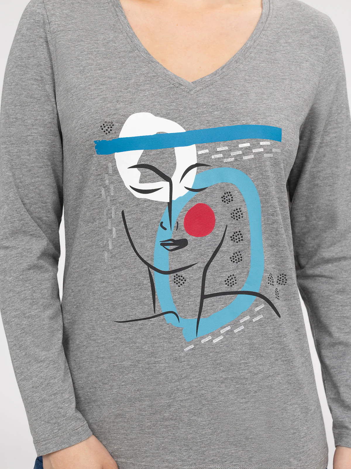 T-shirt semi-ajusté à manches longues - Image 2