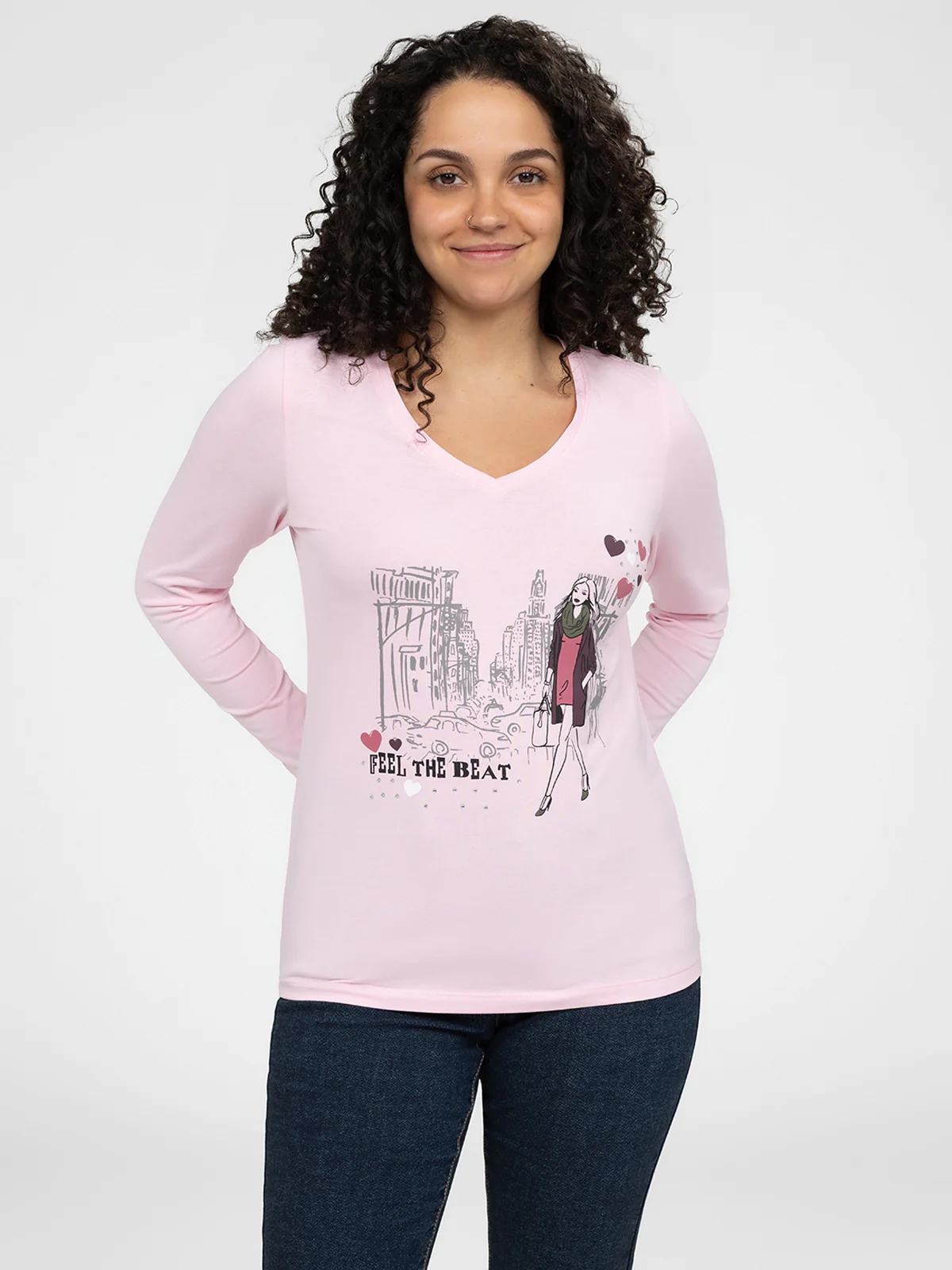 T-shirt semi-ajusté à manches longues - Image 5