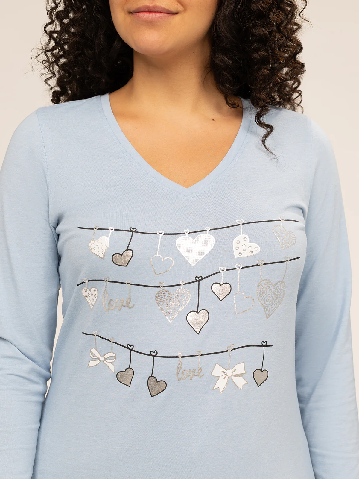 T-shirt semi-ajusté à manches longues - Image 9