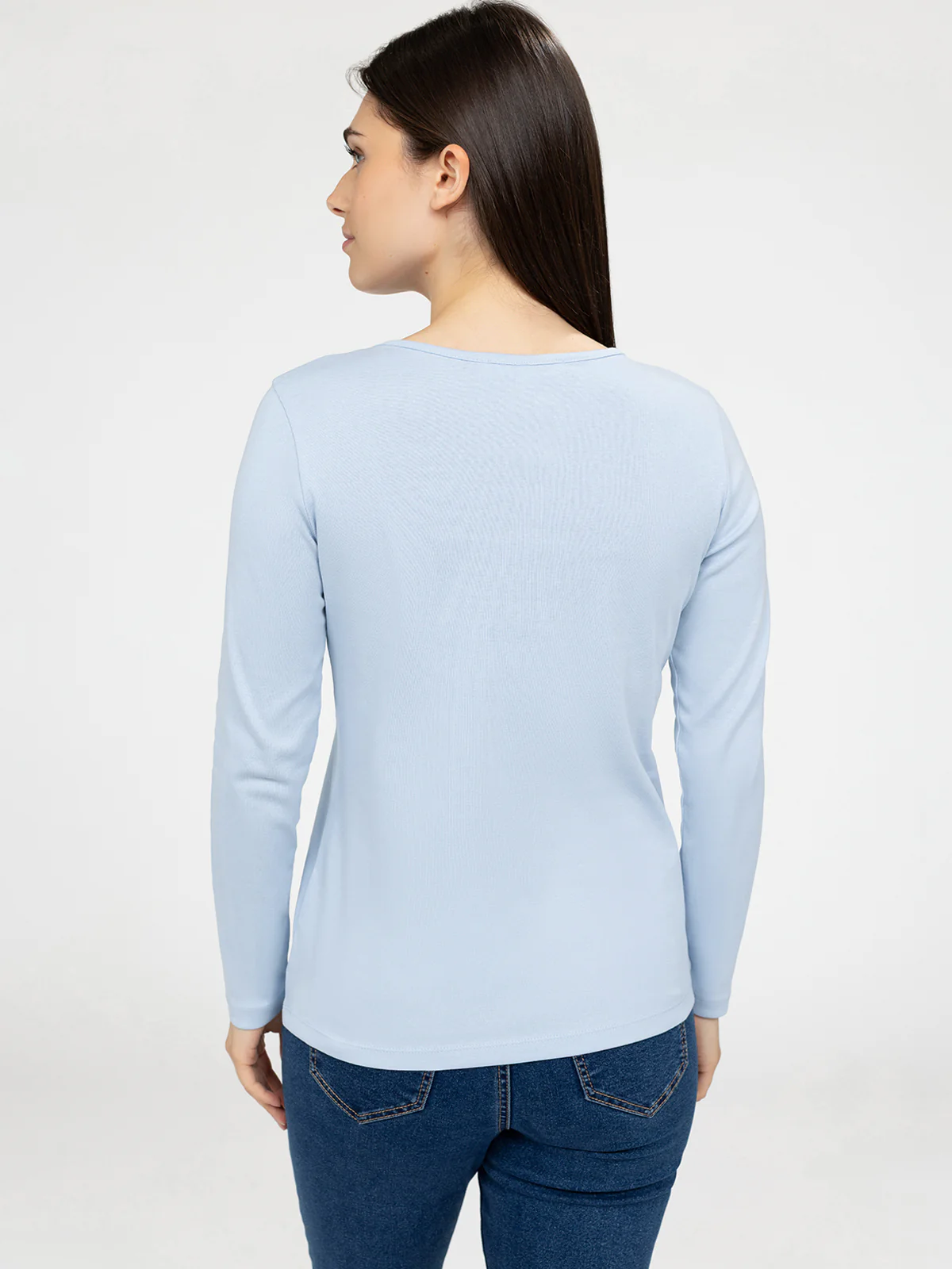 T-shirt semi-ajusté à manches longues - Image 3
