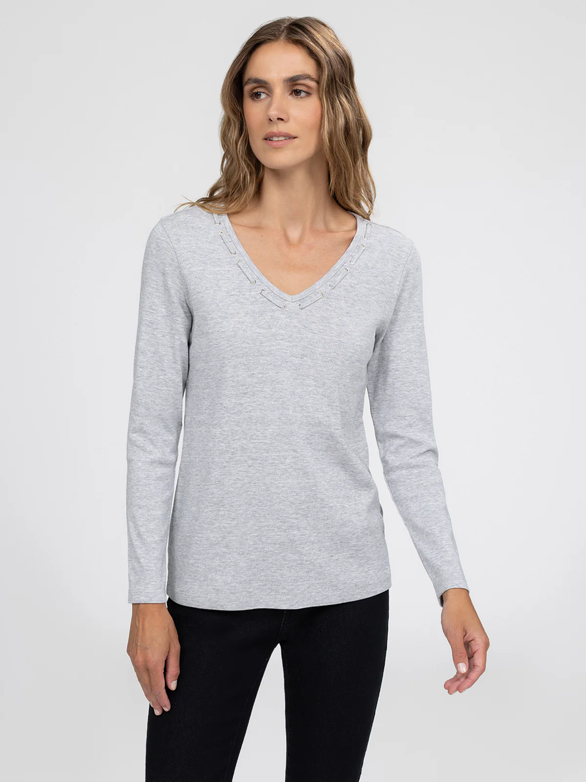T-shirt semi-ajusté à manches longues - Image 9
