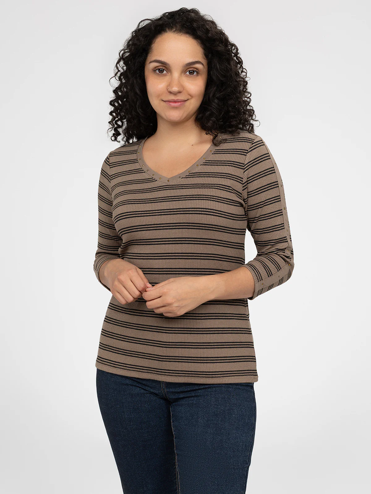 T-shirt semi-ajusté à manches longues - Image 10