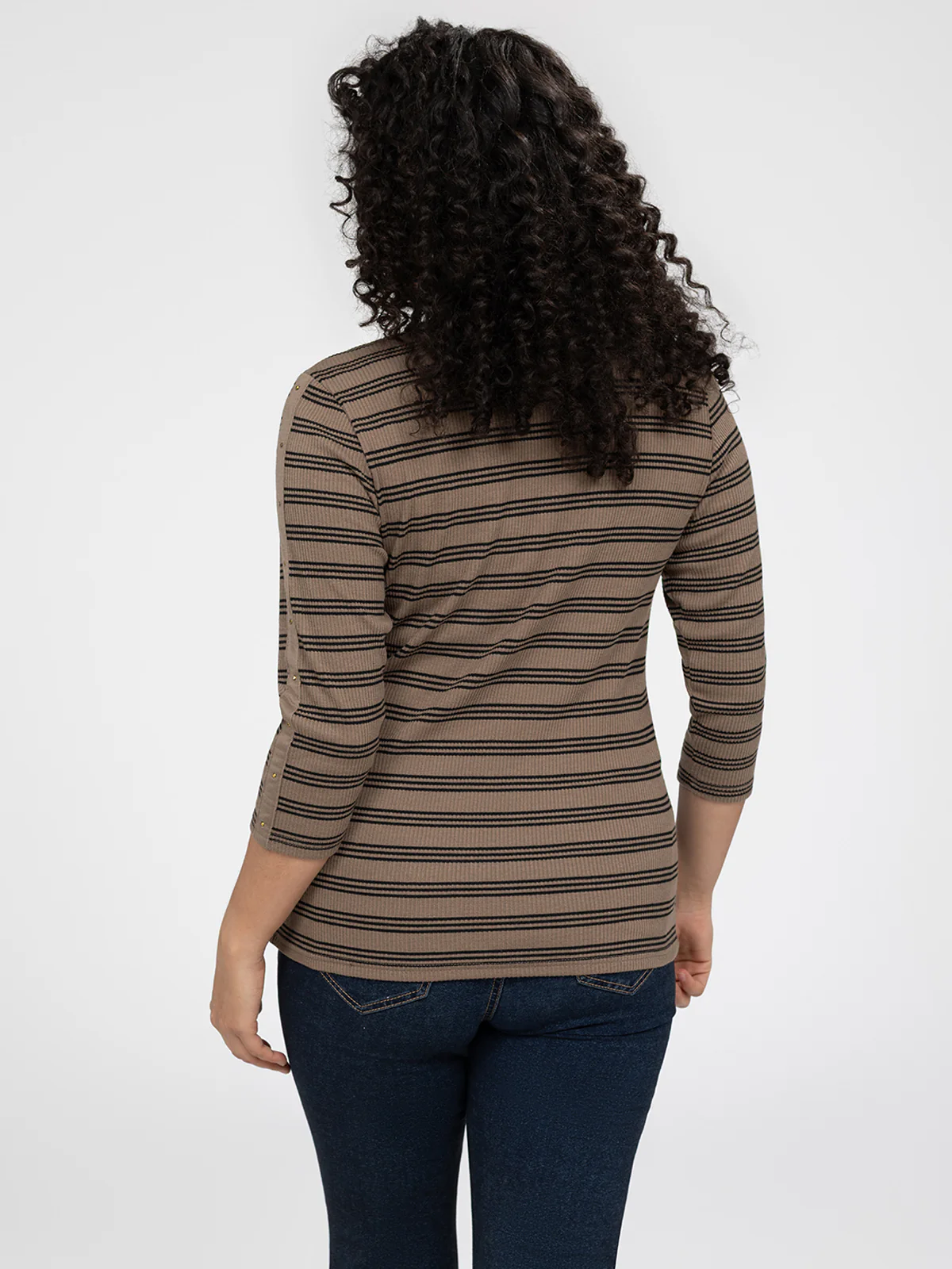 T-shirt semi-ajusté à manches longues - Image 12