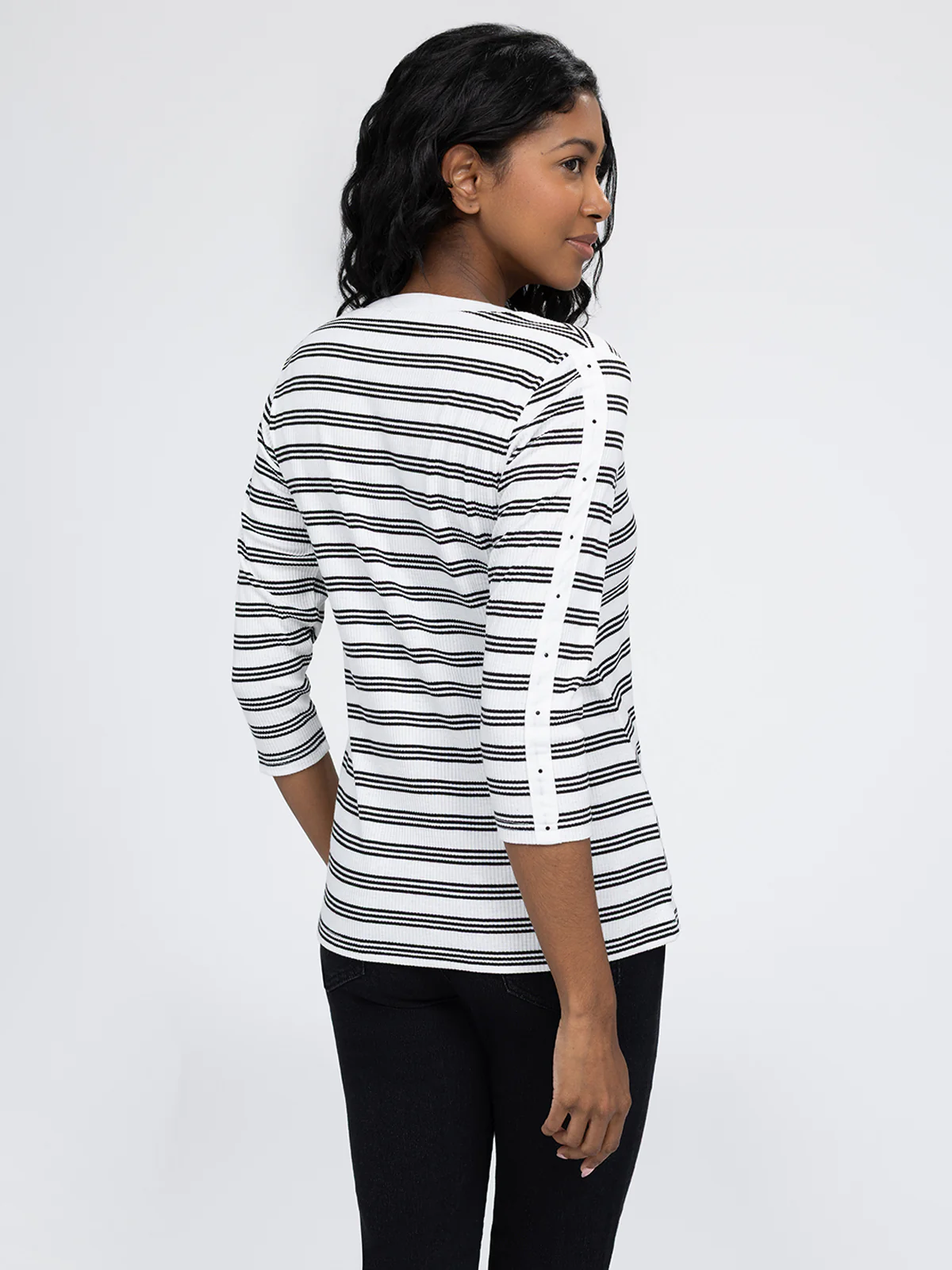 T-shirt semi-ajusté à manches longues - Image 3