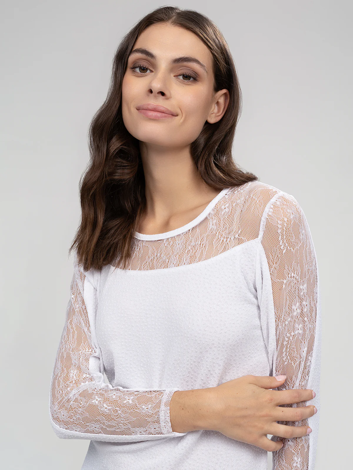 T-shirt semi-ajusté à manches longues - Image 14