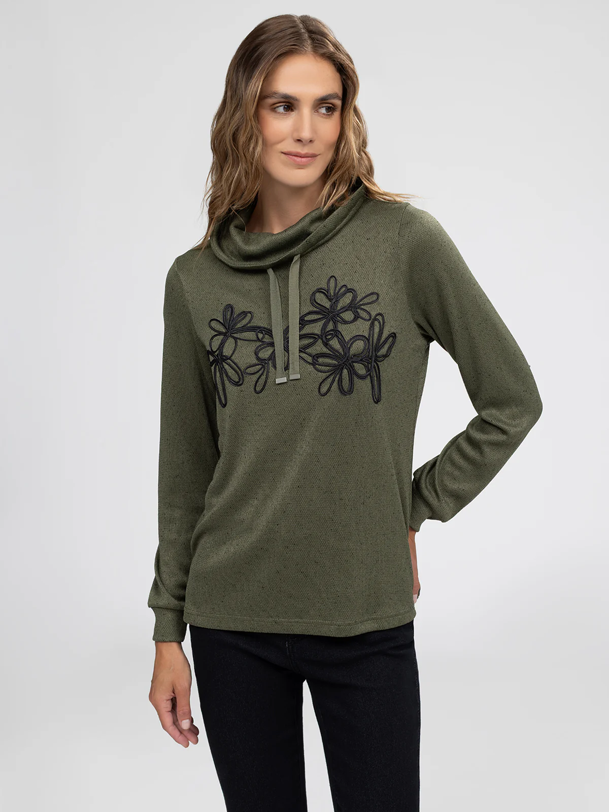 T-shirt semi-ajusté à manches longues - Image 8