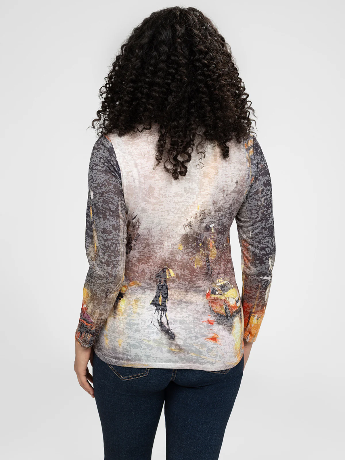 T-shirt semi-ajusté à manches longues - Image 7