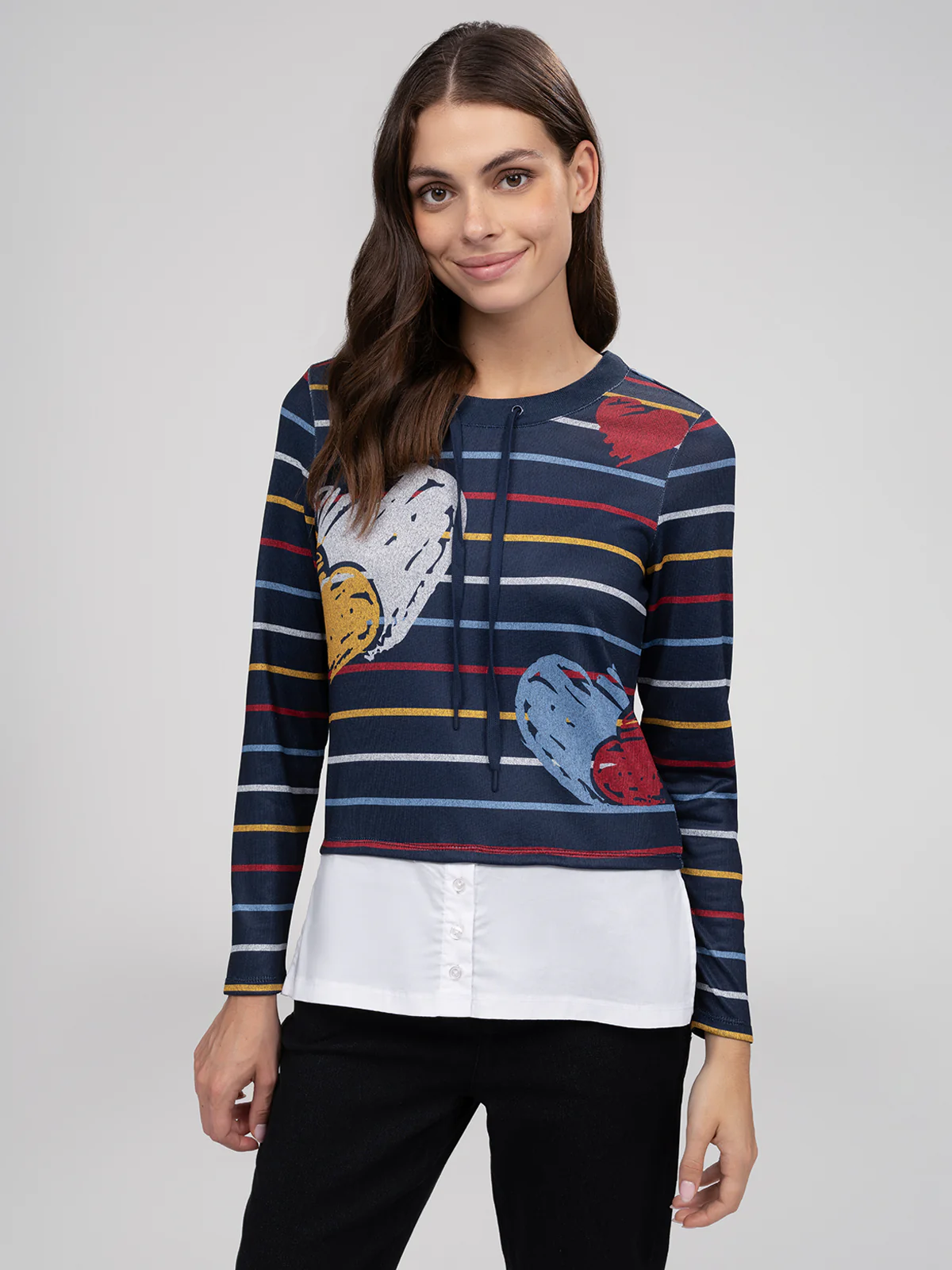 T-shirt semi-ajusté à manches longues - Image 5