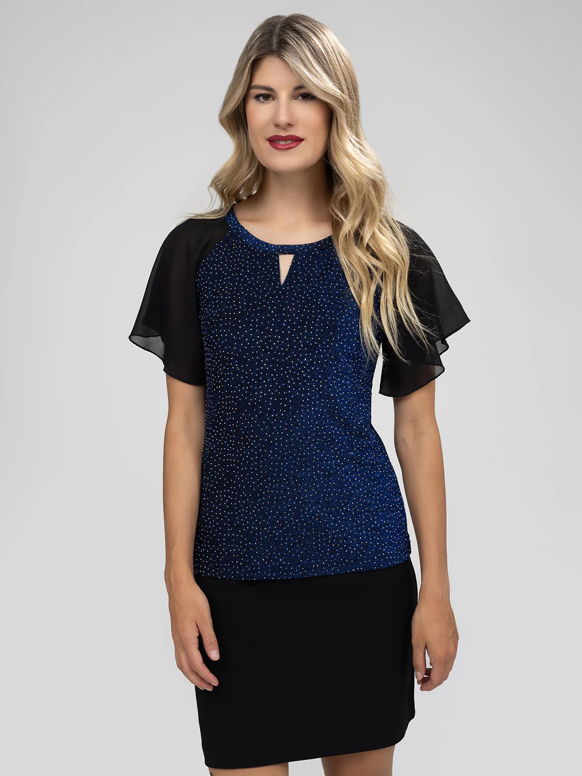 T-shirt semi-ajusté à manches longues