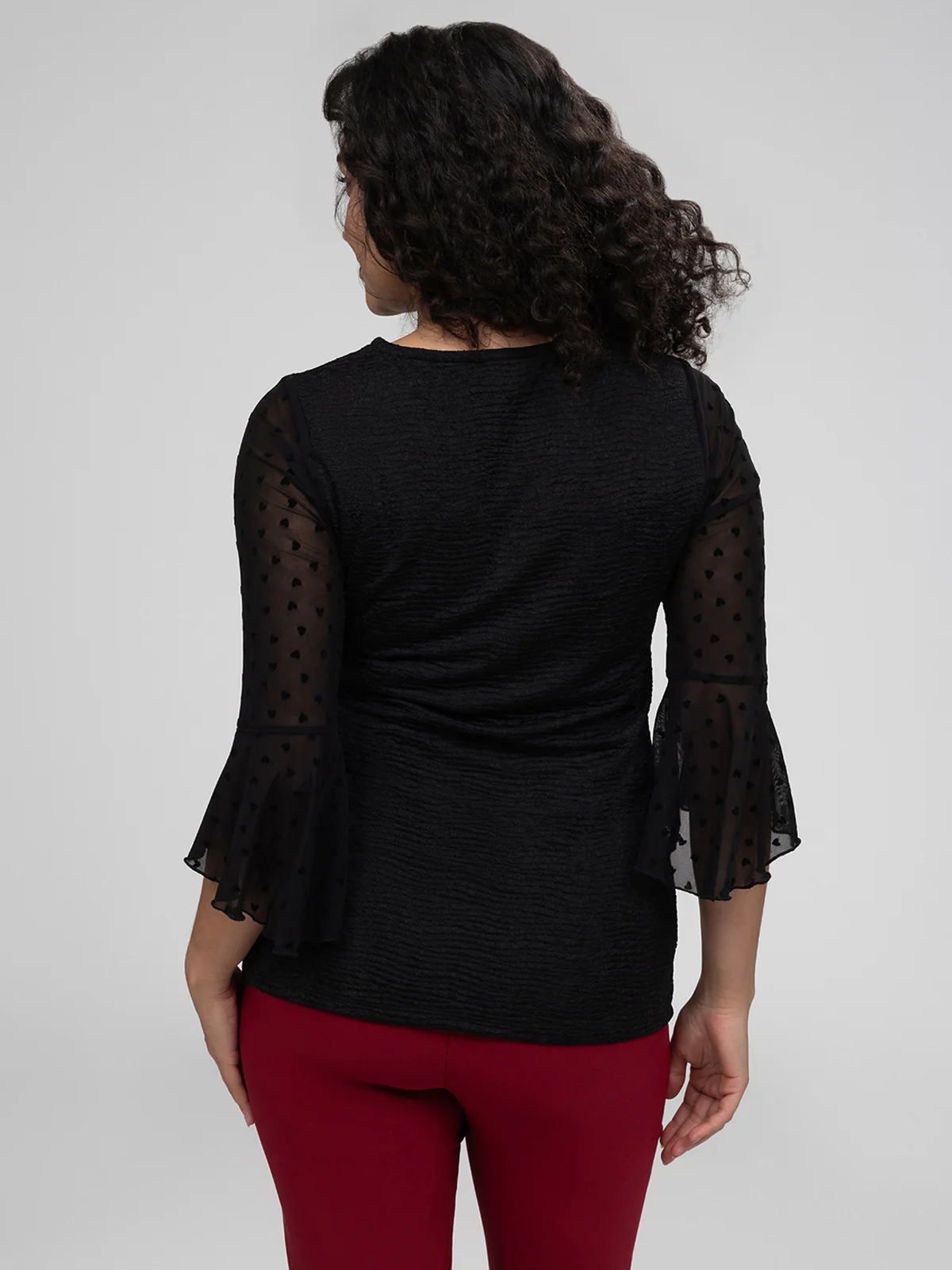 T-shirt semi-ajusté à manches longues - Image 3