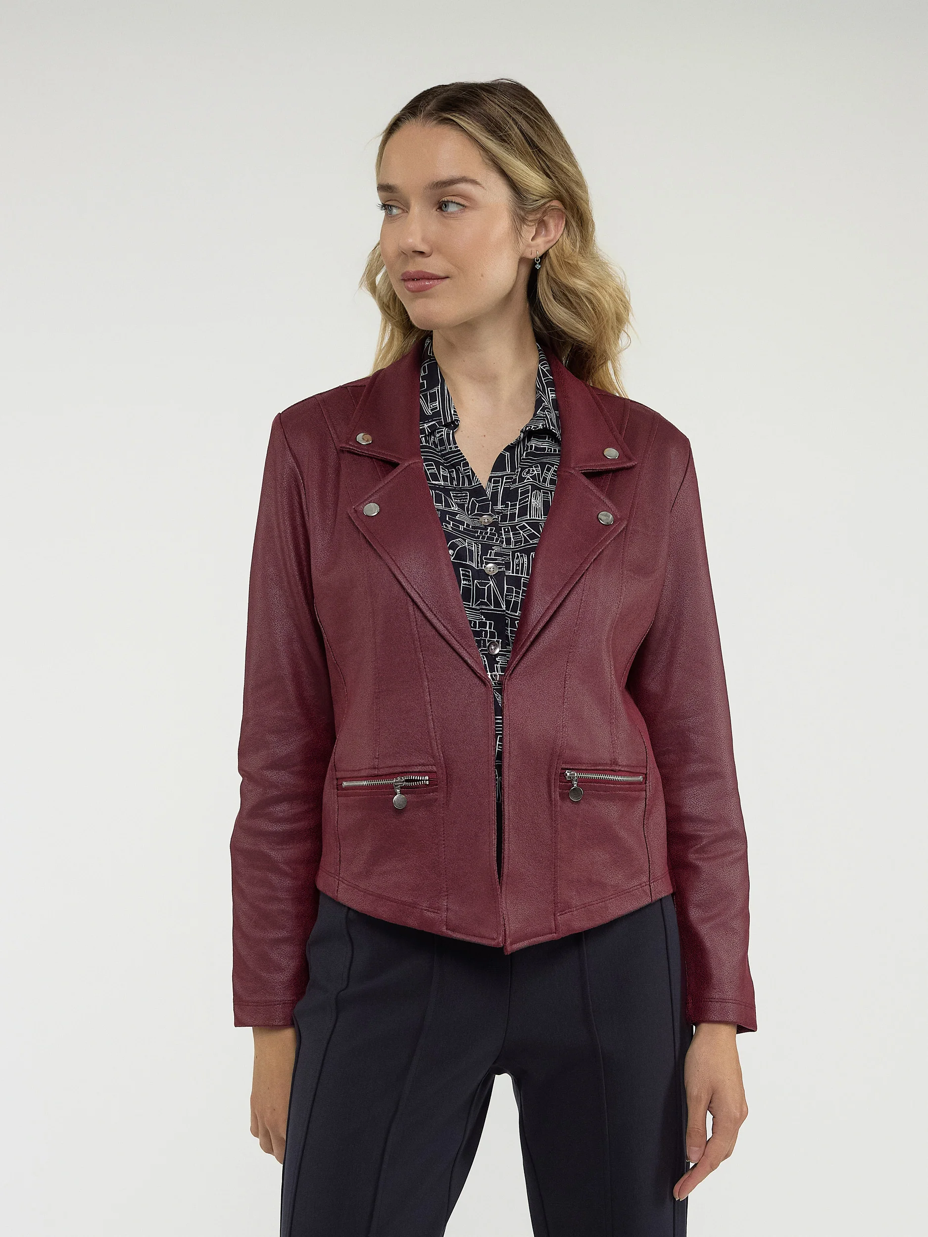 Veste écourtée semi-ajusté - Image 2