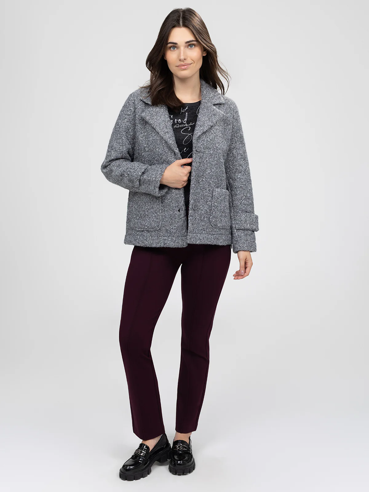 Veste semi-ajustée à manches longues - Image 14