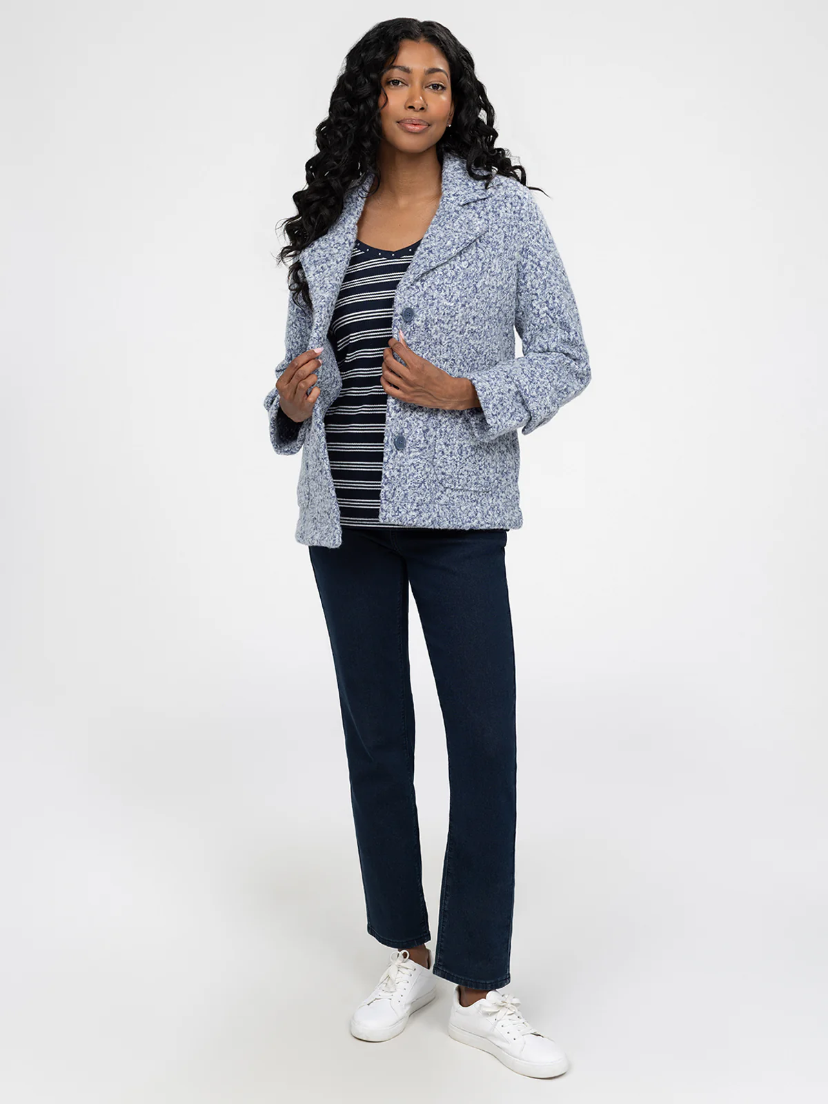 Veste semi-ajustée à manches longues - Image 6