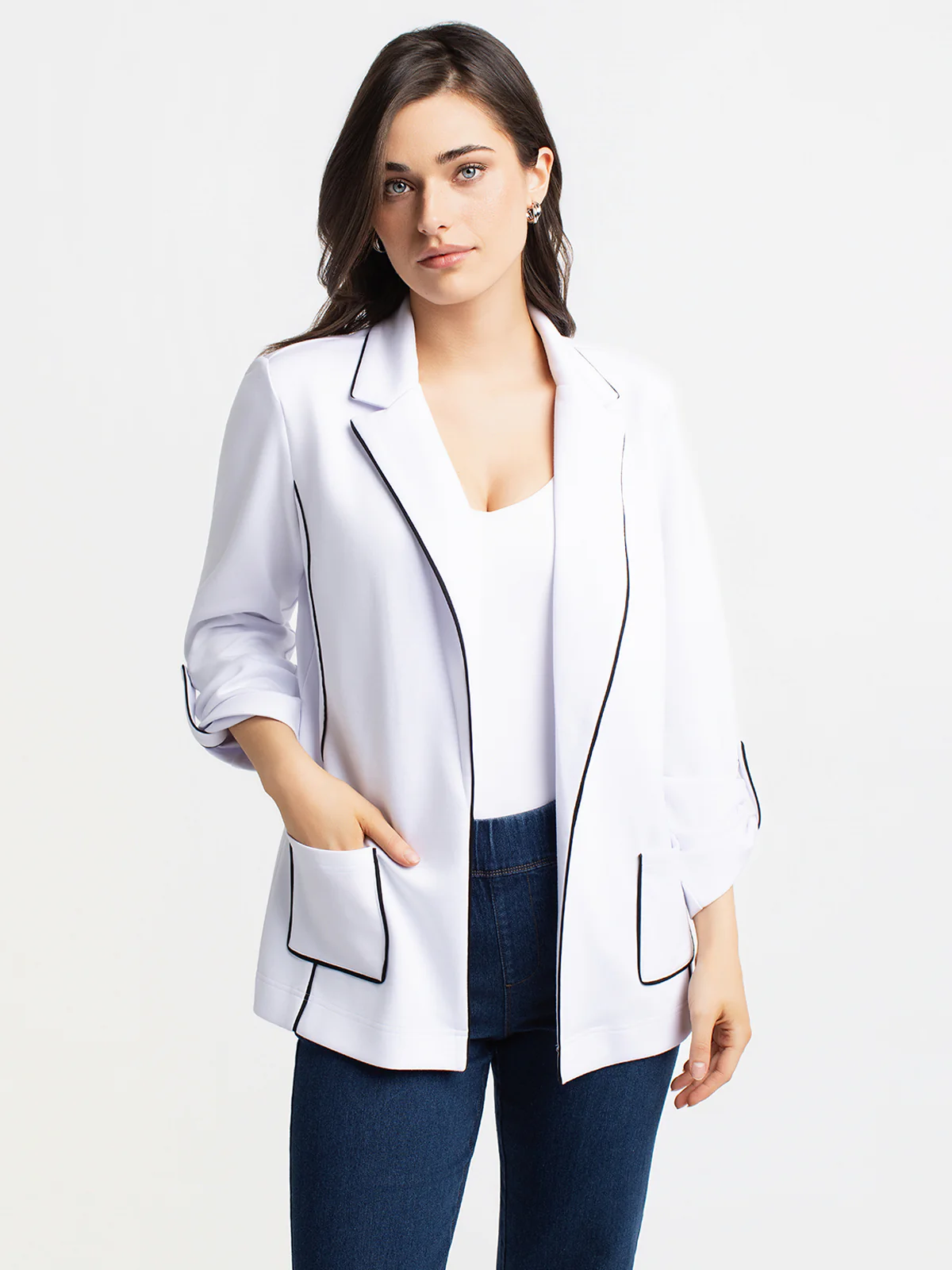 Veste semi-ajustée en tricot - Image 3